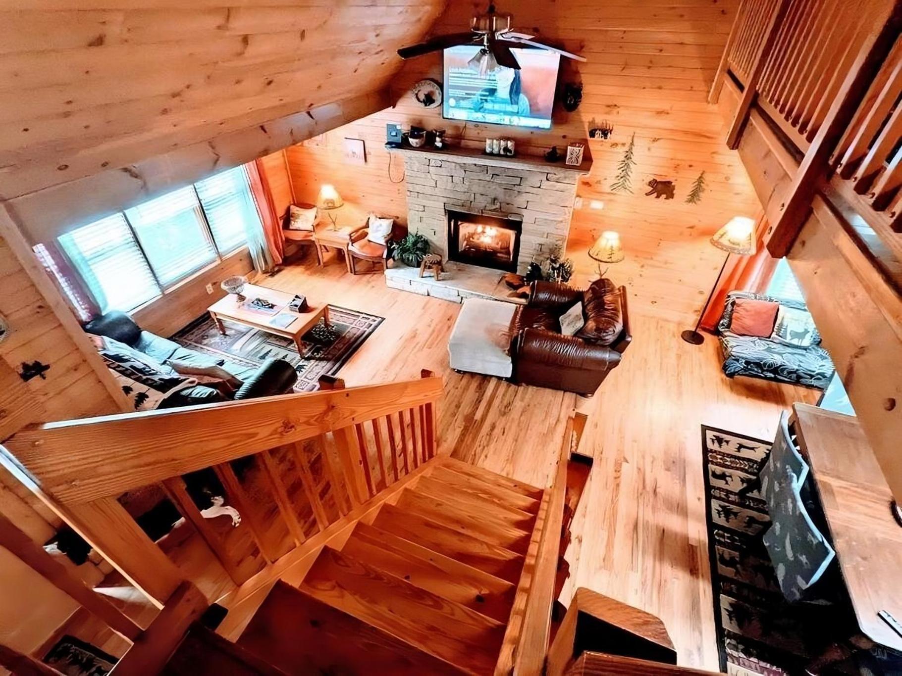 Prime Mountain Cabin - Near Galinburg Downtown جاتلينبرج المظهر الخارجي الصورة